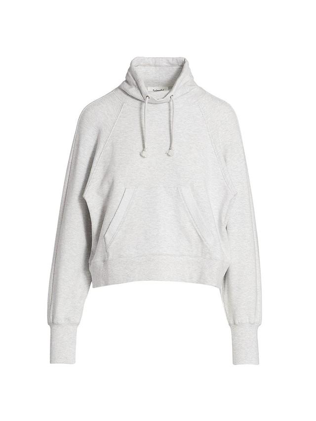 Womens Funnel-Neck Pullover Sweater Product Image