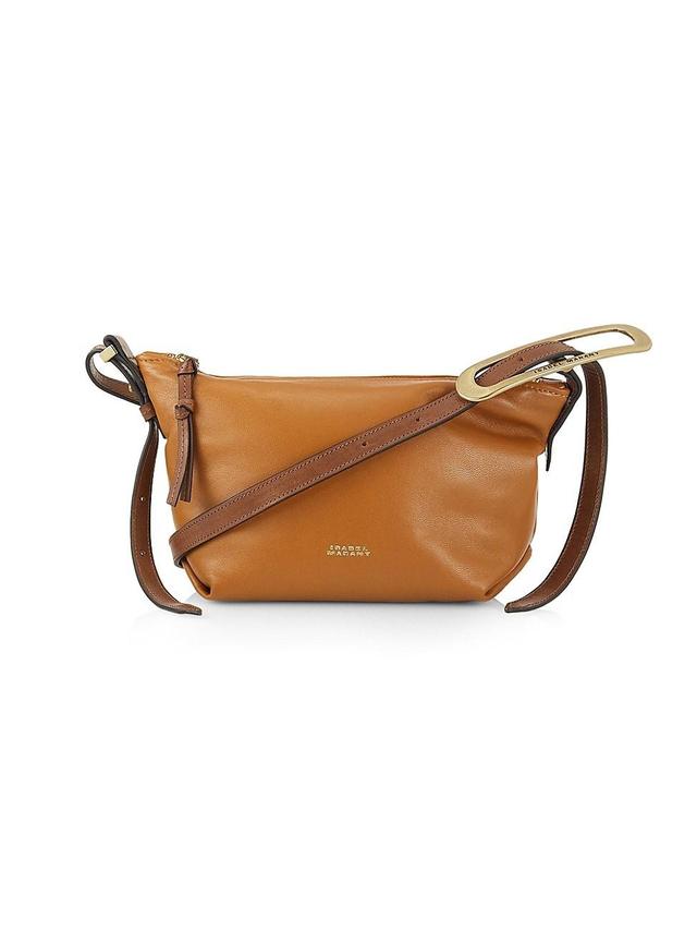 Womens Leyden Mini Leather Crossbody Bag Product Image