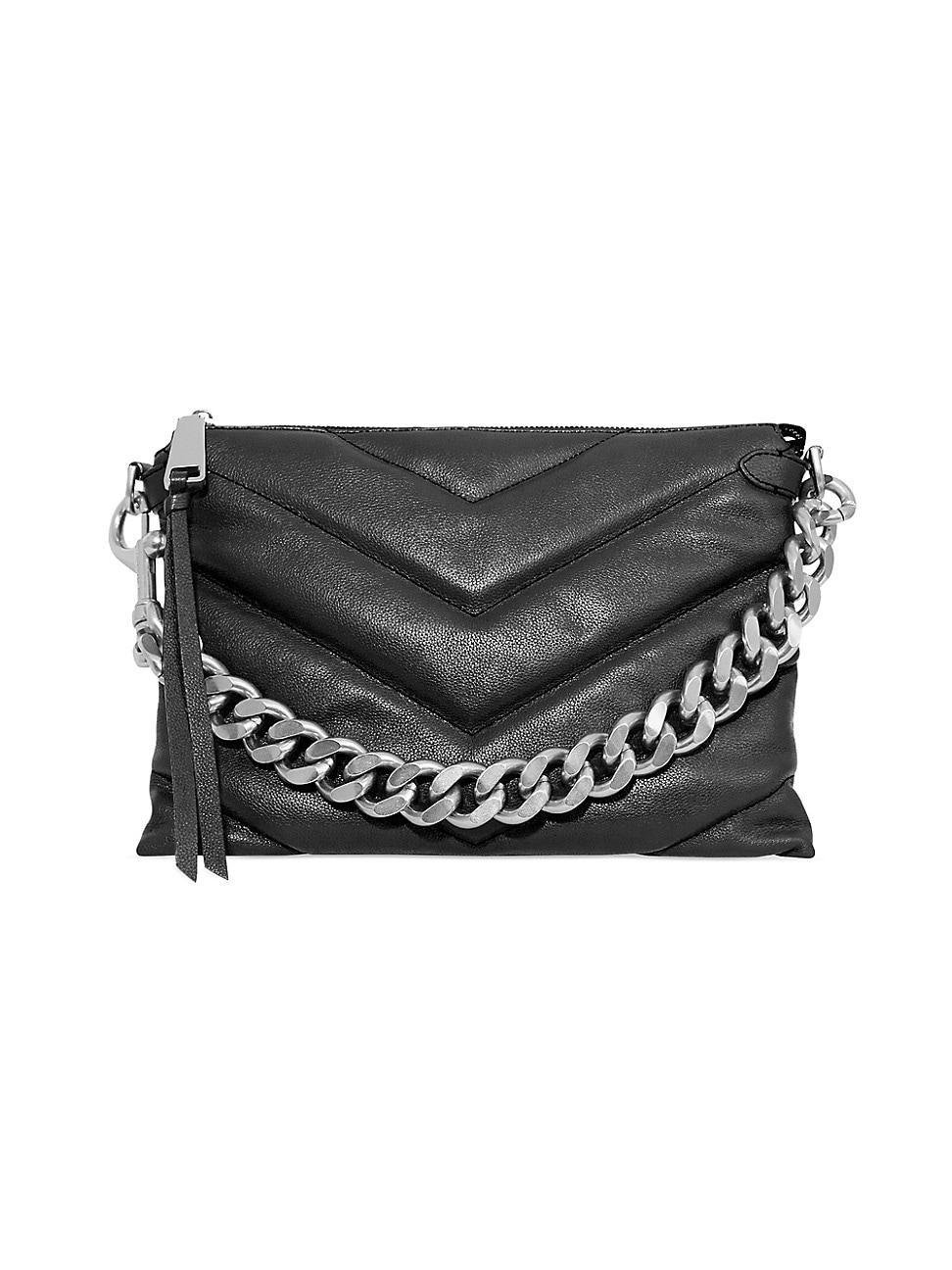 Womens Maxi Edie Quilted Leather Shoulder Bag Product Image