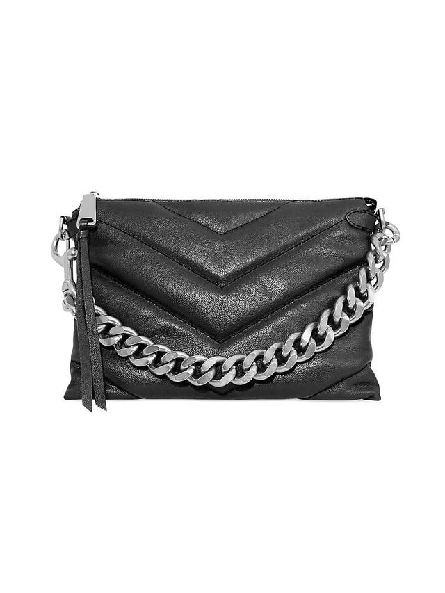 Womens Maxi Edie Quilted Leather Shoulder Bag Product Image