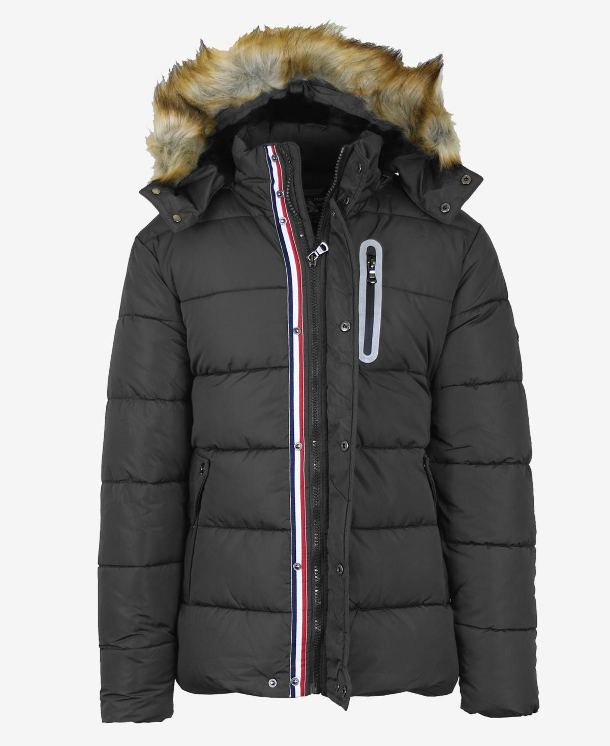 Spire By Galaxy Mens Heavy Tech Puffer Jacket with Hood Product Image