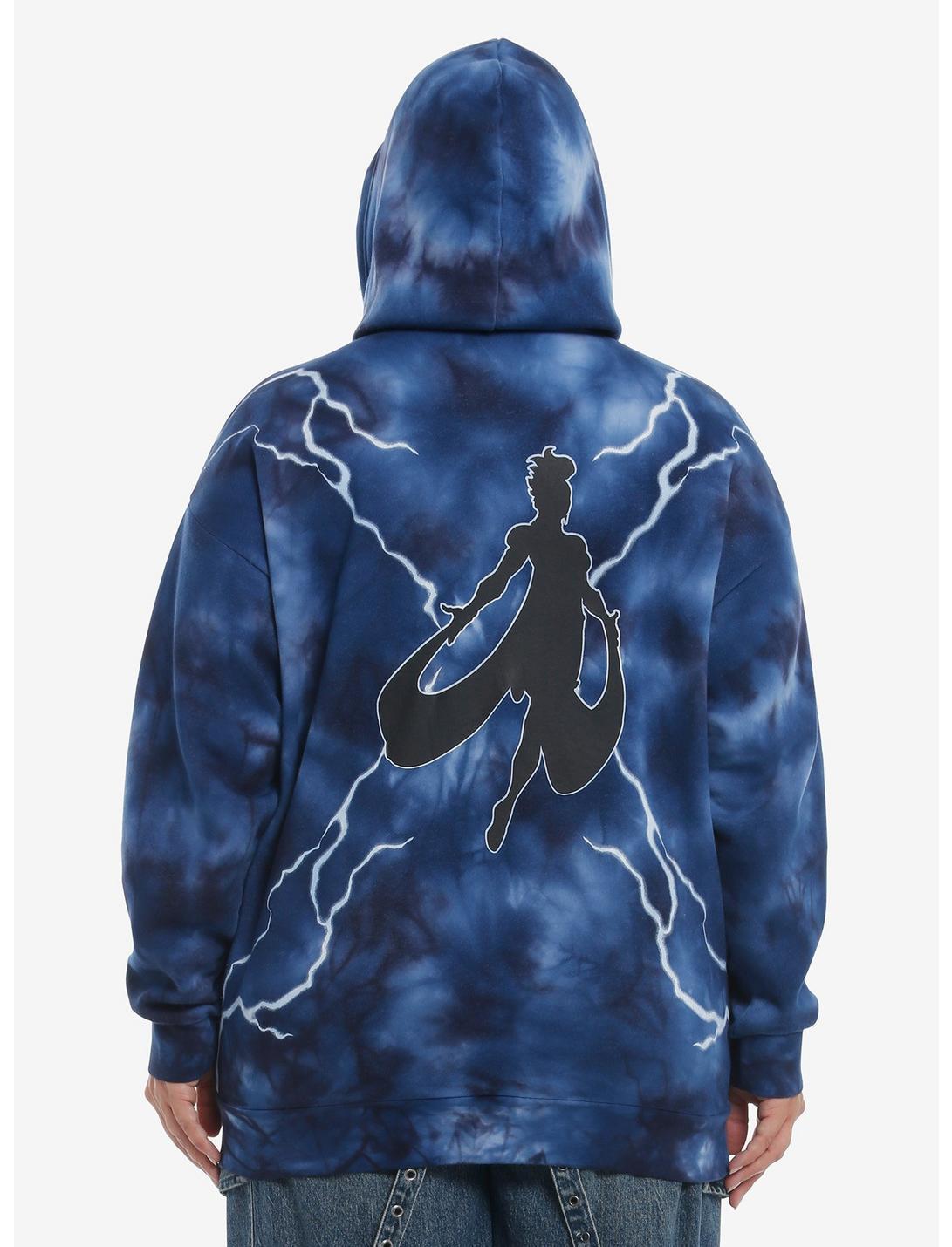 Her Universe Marvel X-Men '97 Storm Tie-Dye Girls Hoodie Plus Size Product Image