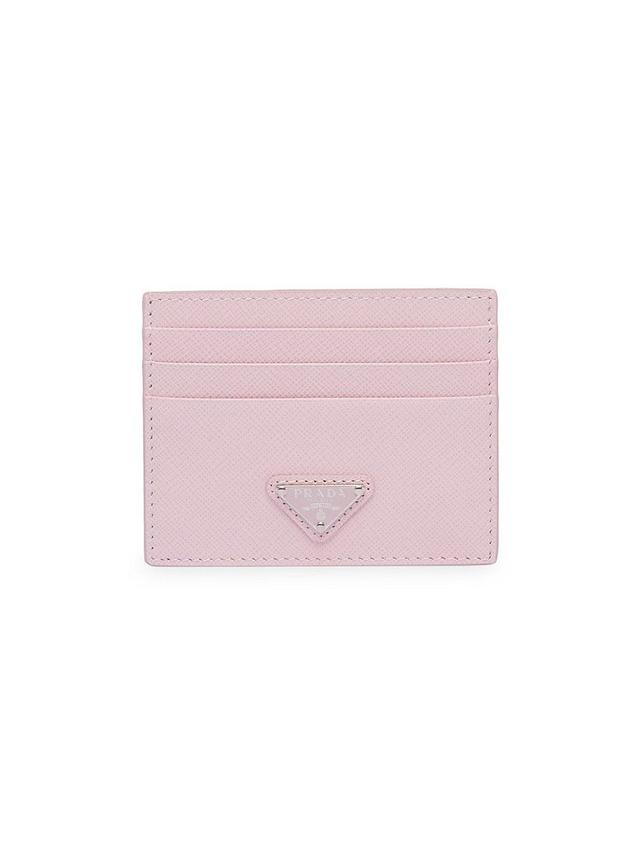 Womens Saffiano Leather Card Holder Product Image