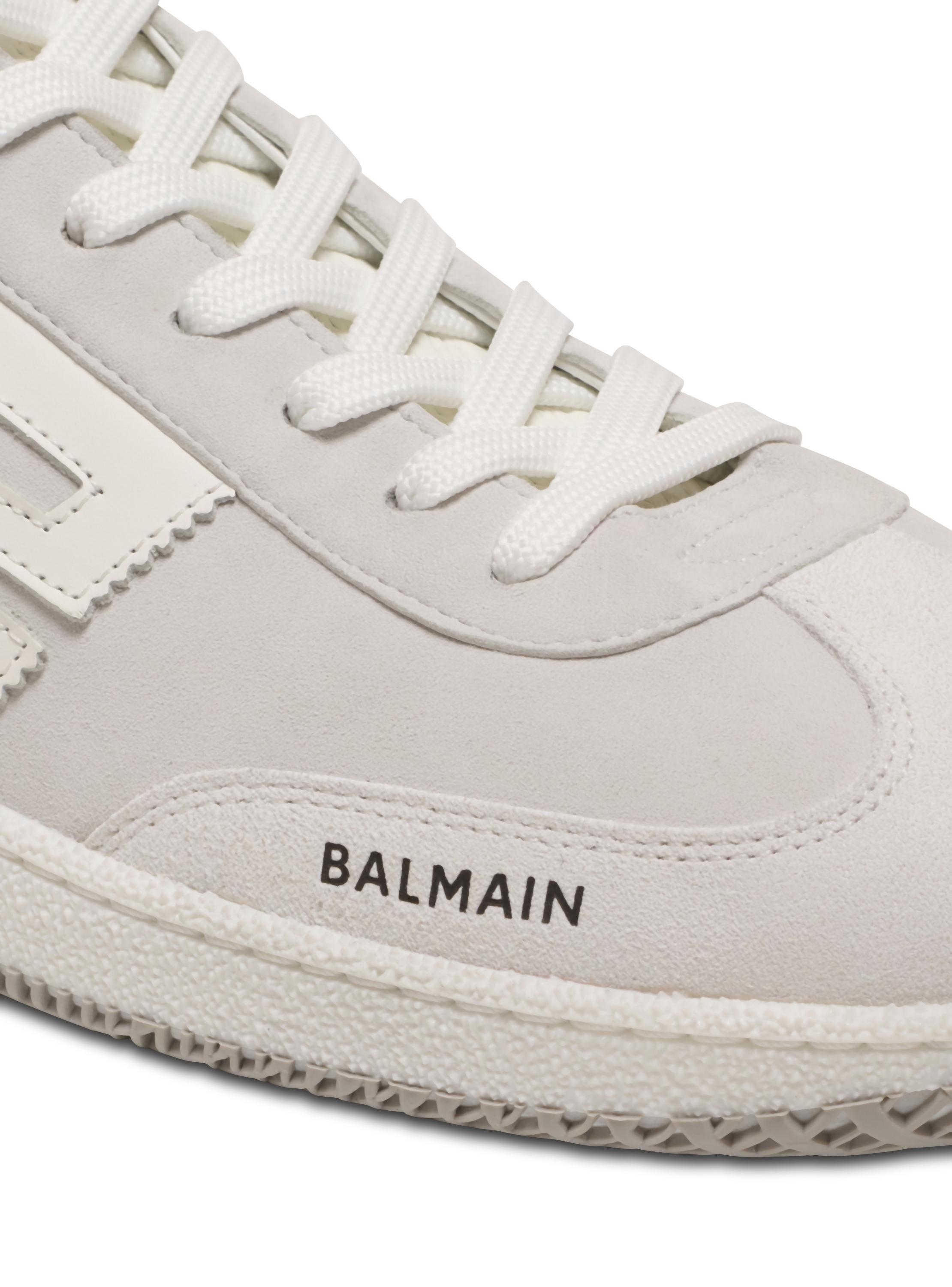 Balmain Swan sneakers in calfskin and suede Product Image