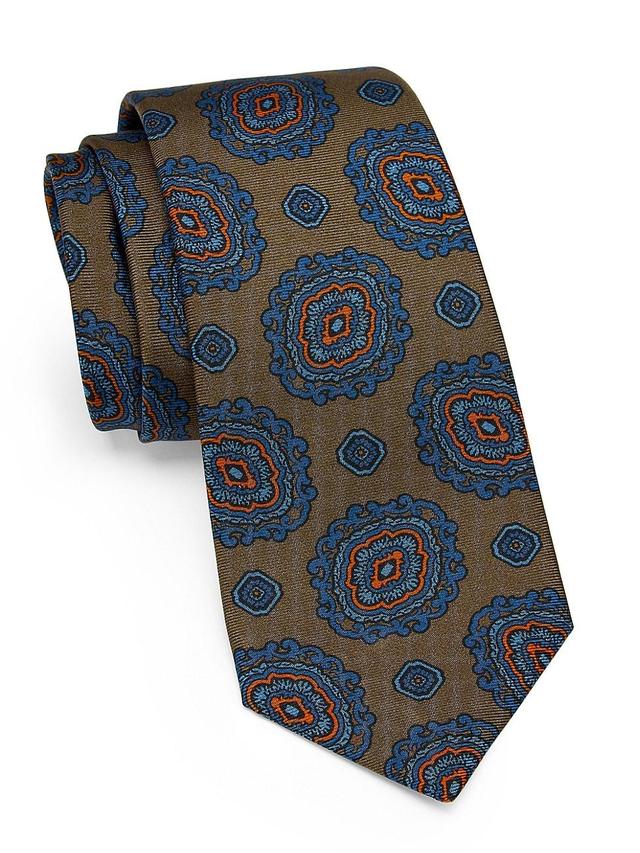 Mens Medallion Silk Tie Product Image