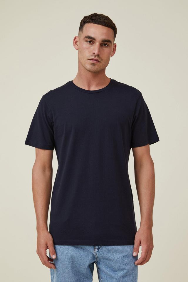 Cotton On Men - Organic Regular Fit Crew T-Shirt - Black Product Image