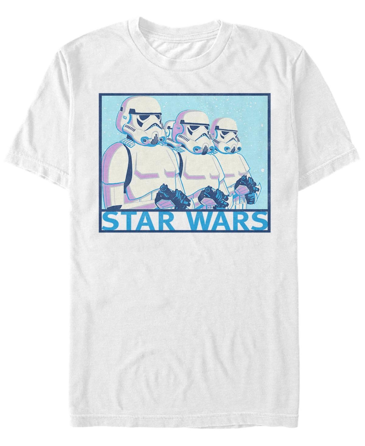 Star Wars Mens Classic Stormtroopers In Line Short Sleeve T-Shirt Product Image