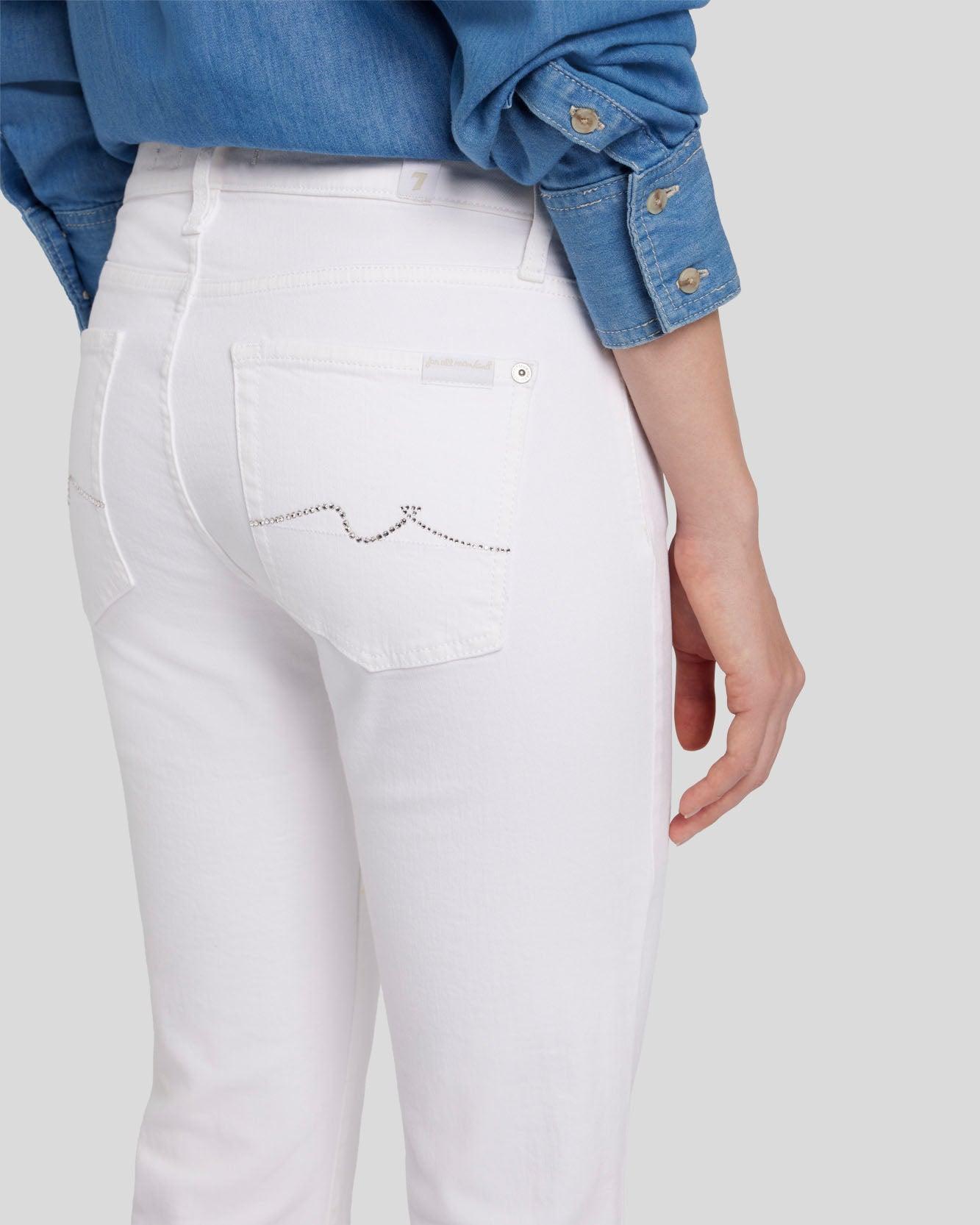 Tailorless Bootcut in White Female Product Image