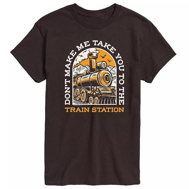 Mens Yellowstone Take You Train Station Graphic Tee Product Image