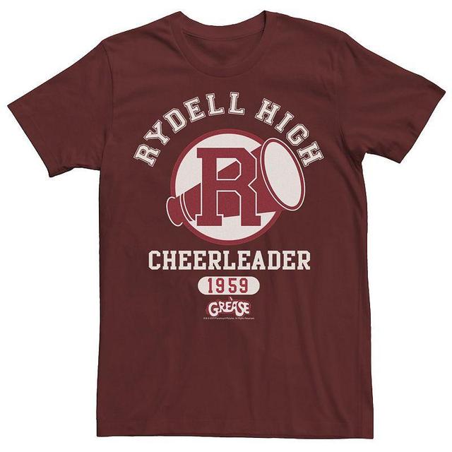 Mens Grease Rydell High Cheerleader Logo Tee Red Product Image