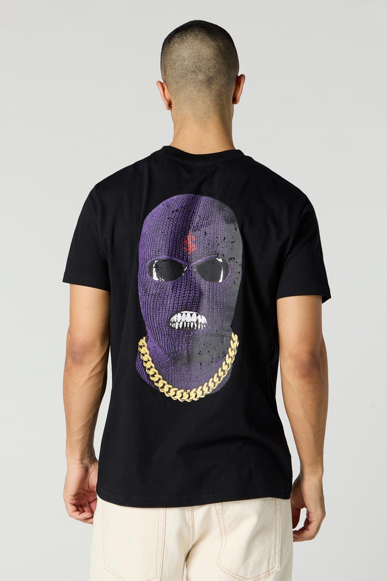 Masked Graphic T-Shirt Male Product Image