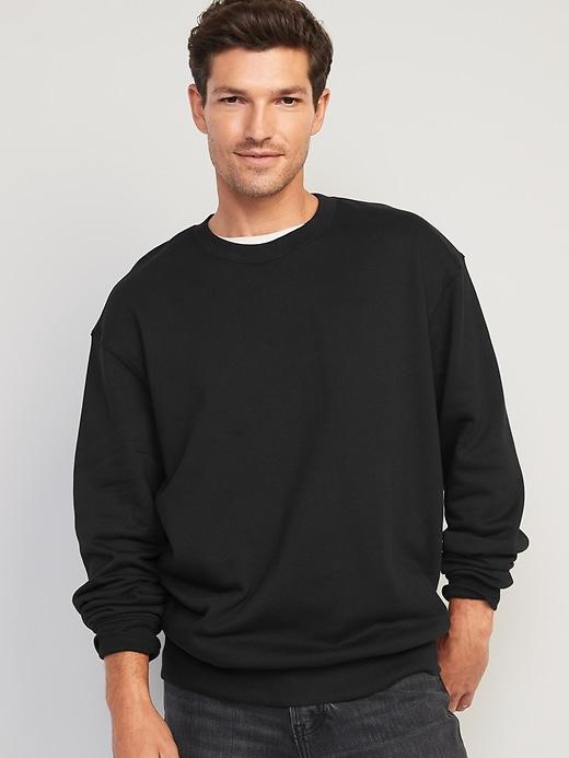 Oversized Crew-Neck Sweatshirt Product Image