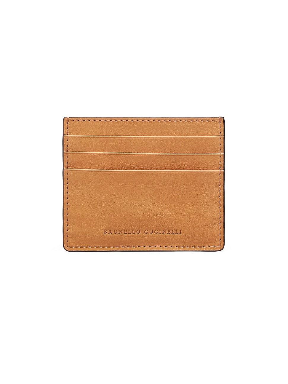 Mens Cowhide Mini Card Case Product Image