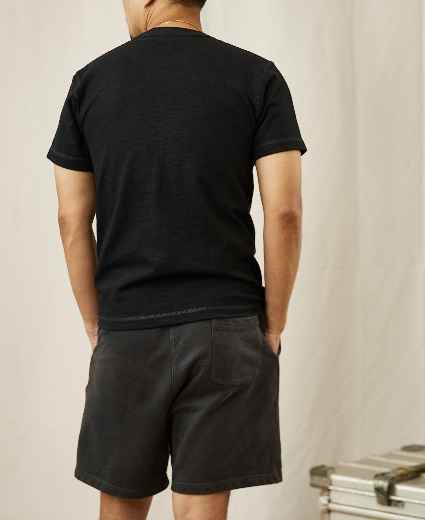 10.5 oz US Cotton Tubular Gusset T-Shirt - Black Product Image