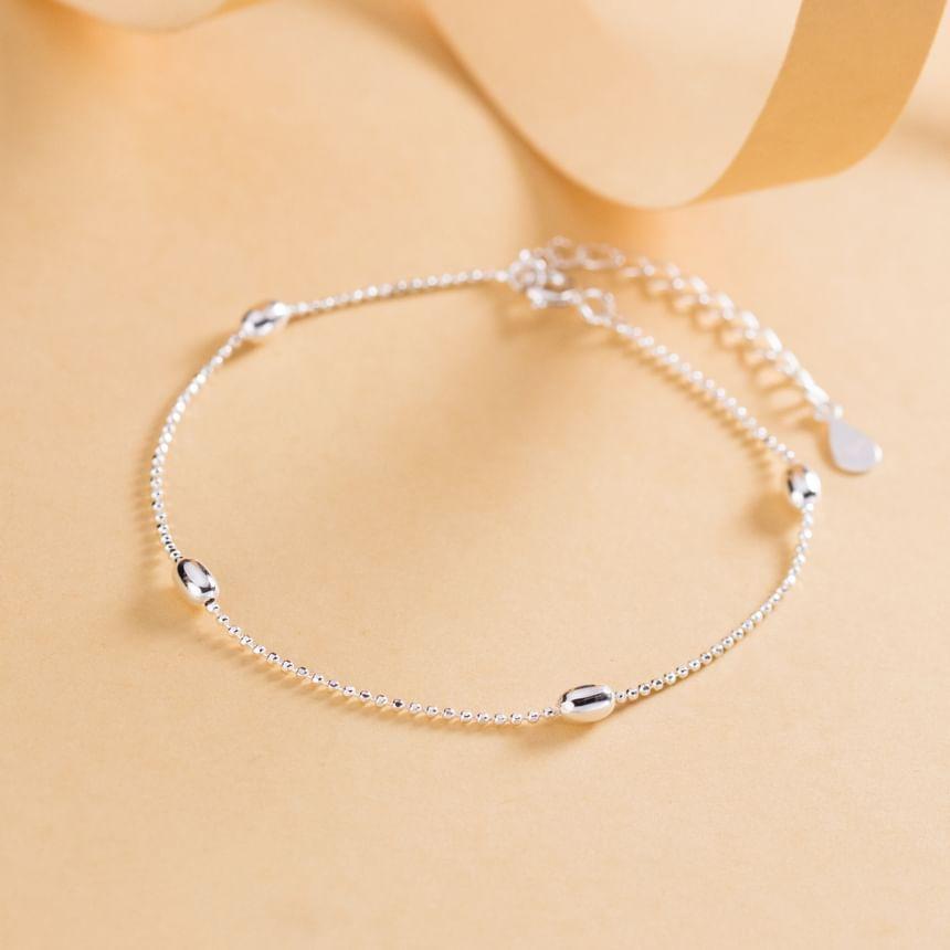 925 Sterling Silver Beaded Bracelet Product Image