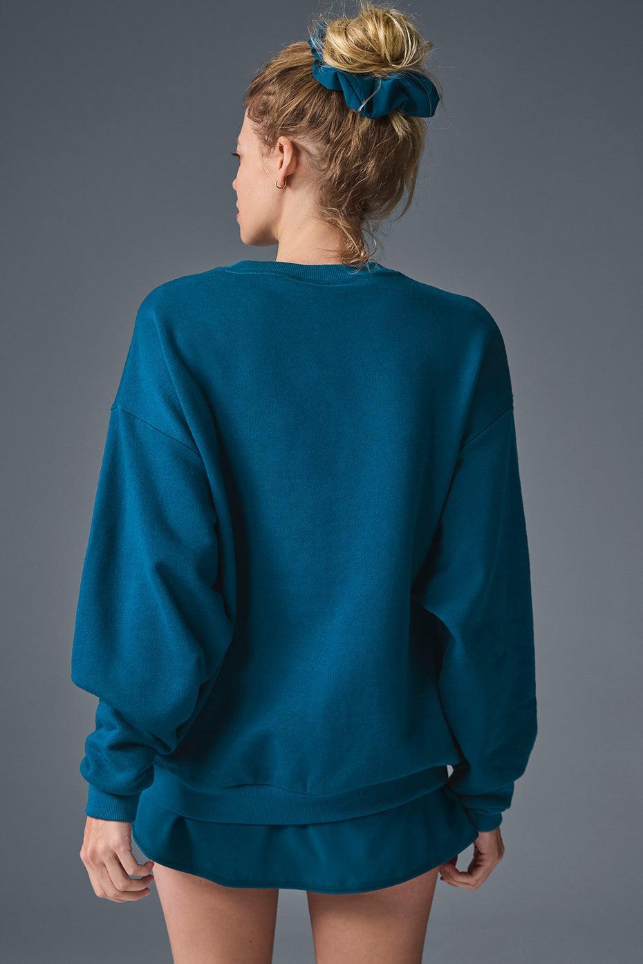 Accolade Crew Neck Pullover - Eclipse Blue Female Product Image