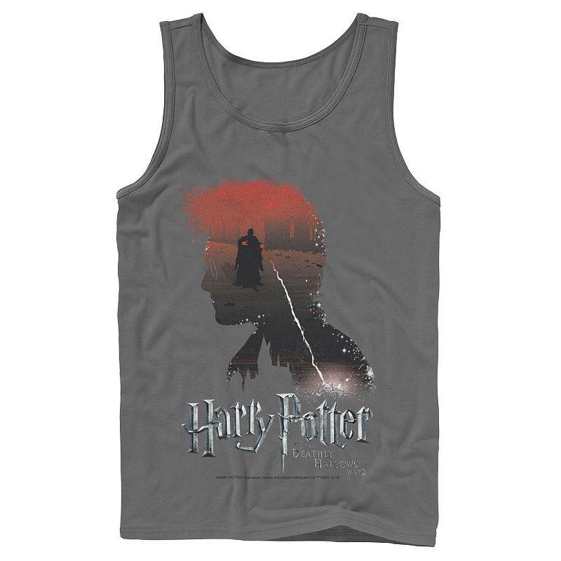 Mens Harry Potter Deathly Hallows Voldemort Silhouette Fill Tank Top Product Image