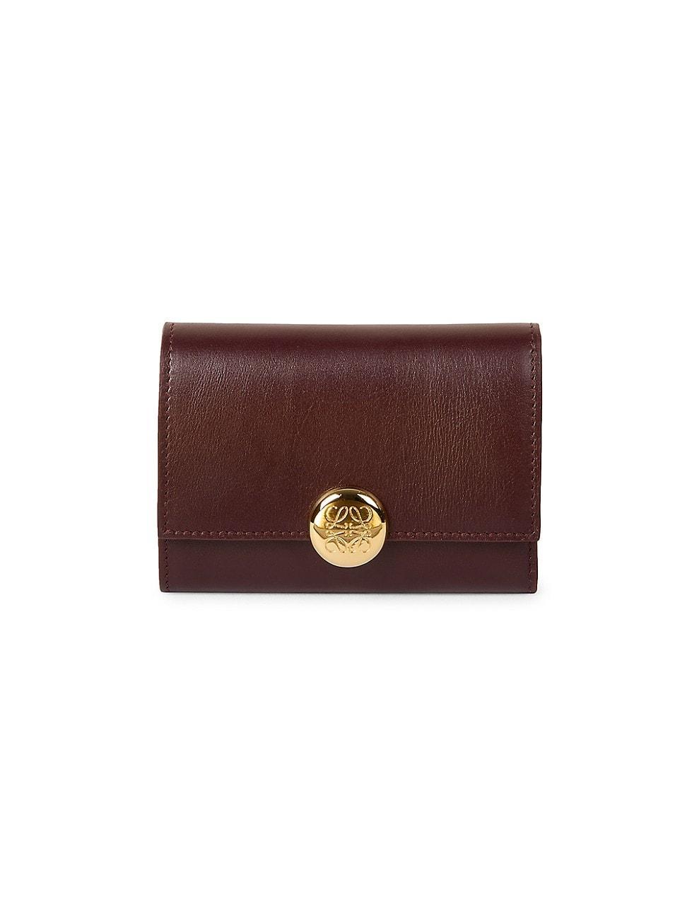 Womens Pebbled Leather Wallet Product Image