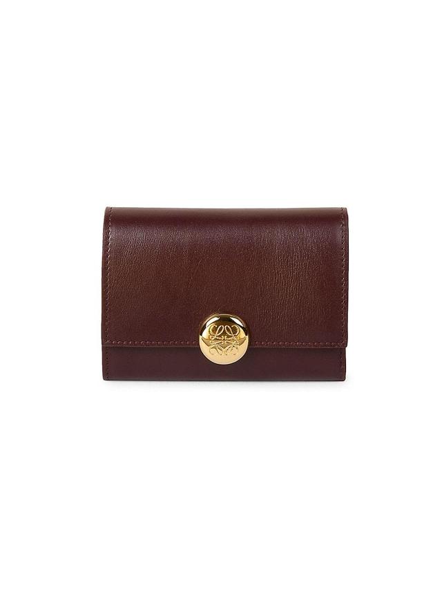 Womens Pebbled Leather Wallet Product Image