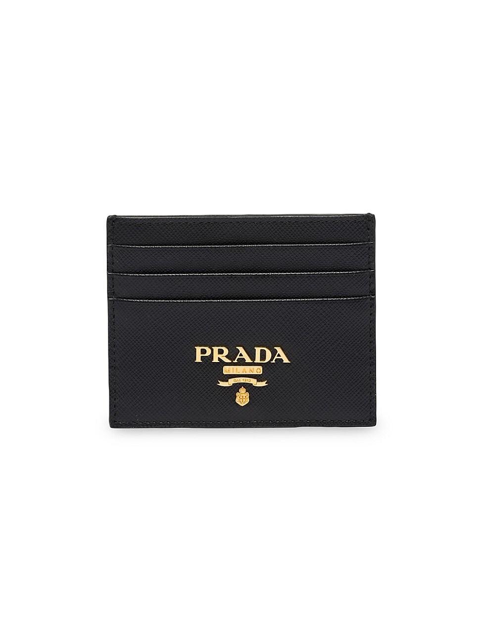 Womens Saffiano Leather Card Holder Product Image