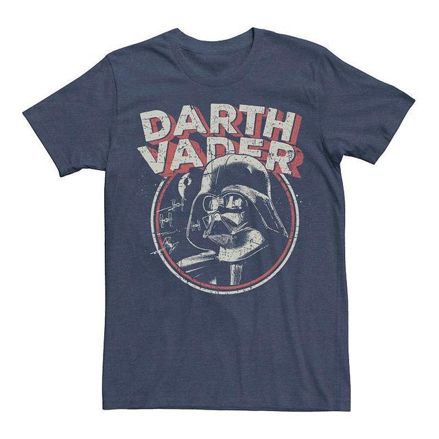 Mens Star Wars Darth Vader Vintage Logo Graphic Tee Product Image