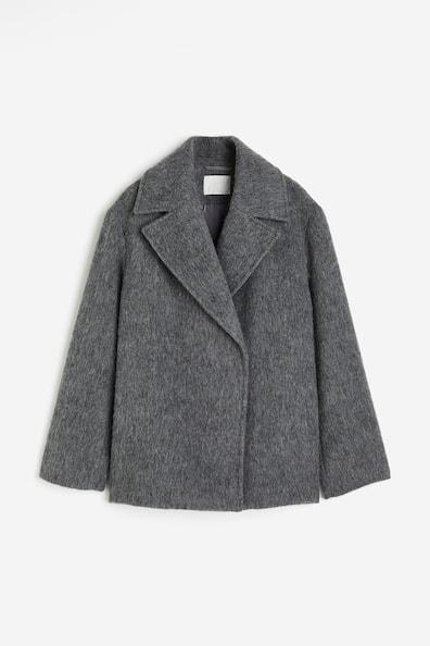 Wool-blend Double-breasted Jacket Product Image