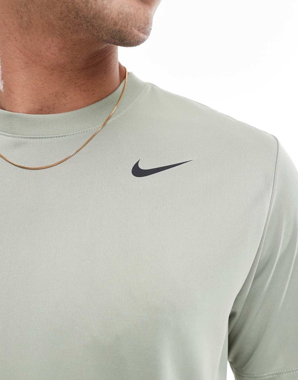 Nike Training Dri-Fit Reset t-shirt in light green Product Image