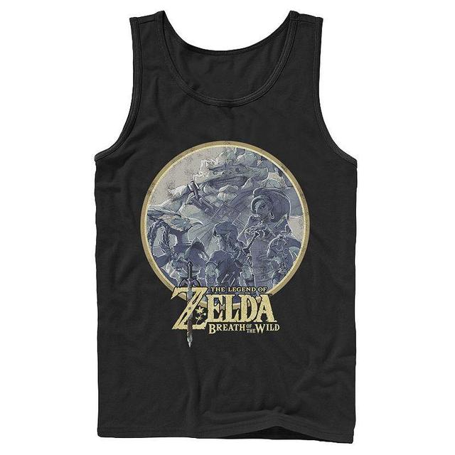 Mens Nintendo Zelda Breath Of The Wild Rock Badge Tank Top Product Image