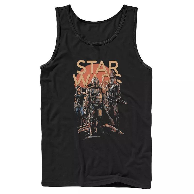 Mens Star Wars The Mandalorian Character Entourage Tank Top Product Image