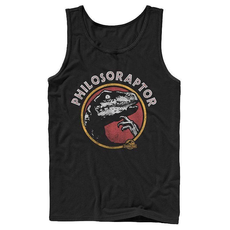 Mens Jurassic Park Philosoraptor Pose Humor Tank Top Product Image