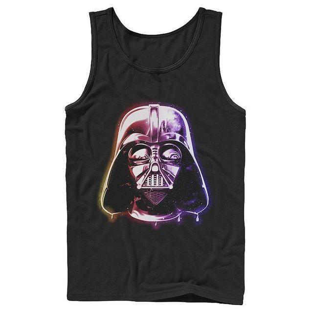 Mens Star Wars Darth Vader Psychedelic Helmet Tank Top Product Image