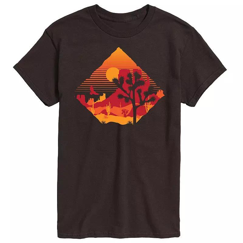 Mens Desert Sunset Graphic Tee Product Image