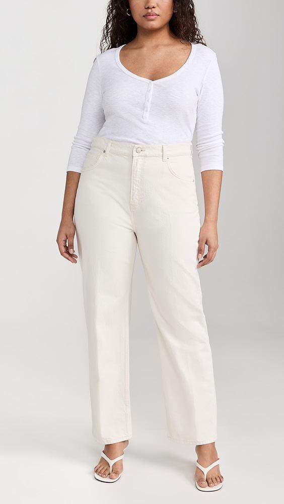 Reformation Abby High Rise Straight Jeans | Shopbop Product Image