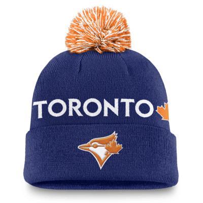 Toronto Blue Jays Peak Men's Nike MLB Cuffed Pom Beanie Product Image