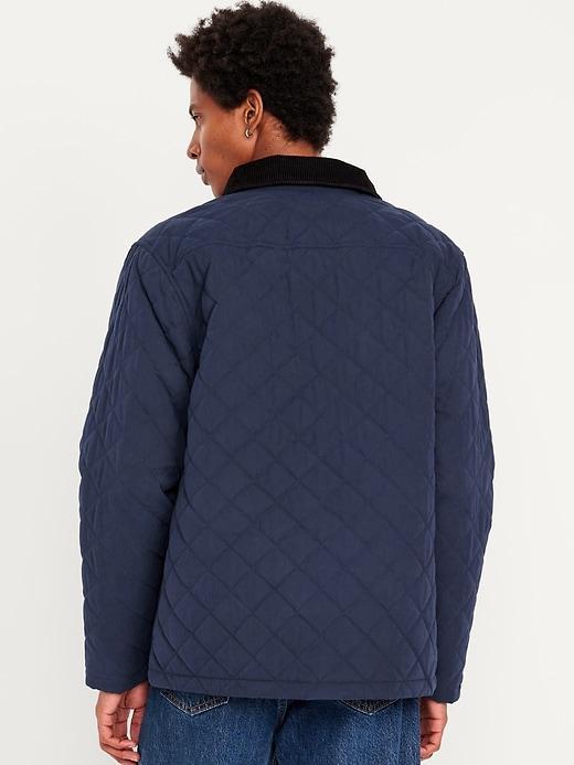 Water-Resistant Quilted Barn Jacket Product Image