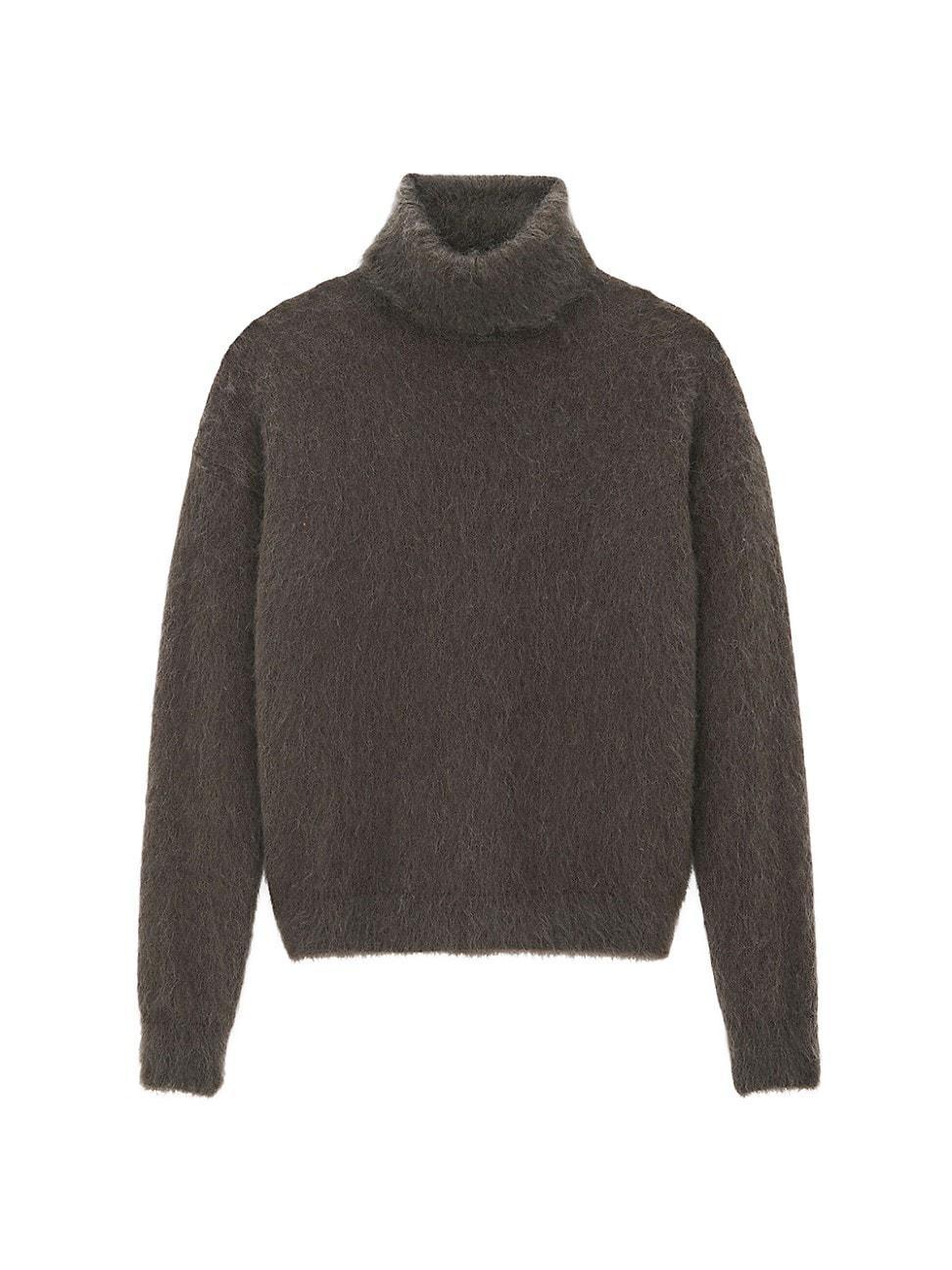 Womens Turtleneck Sweater In Mohair Product Image