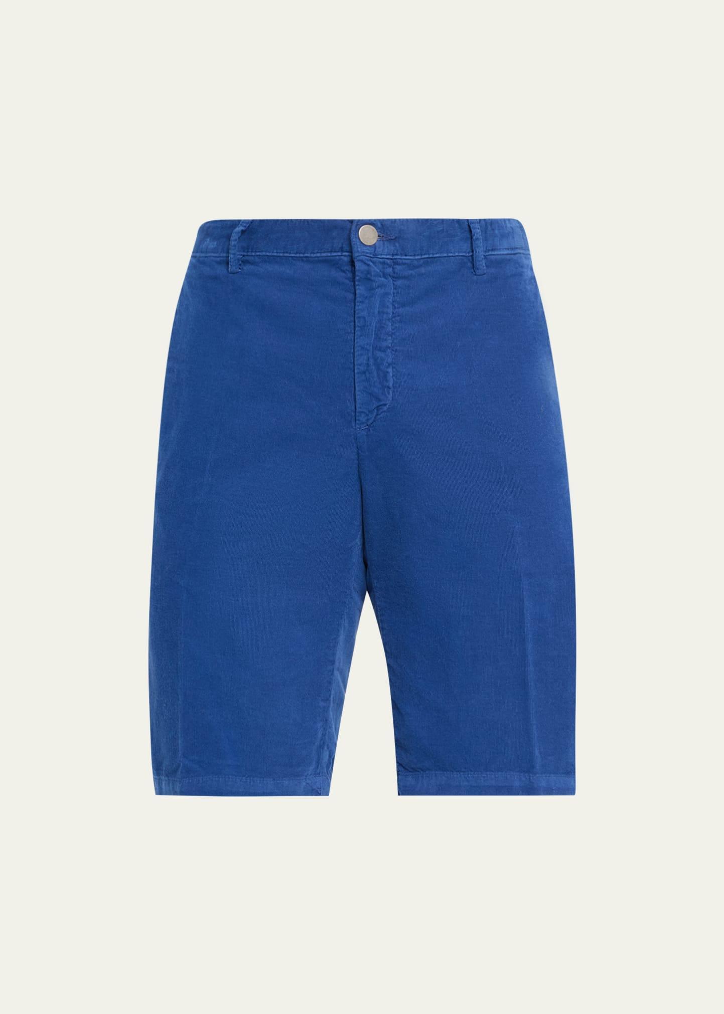 Mens Flat Front Corduroy Shorts Product Image