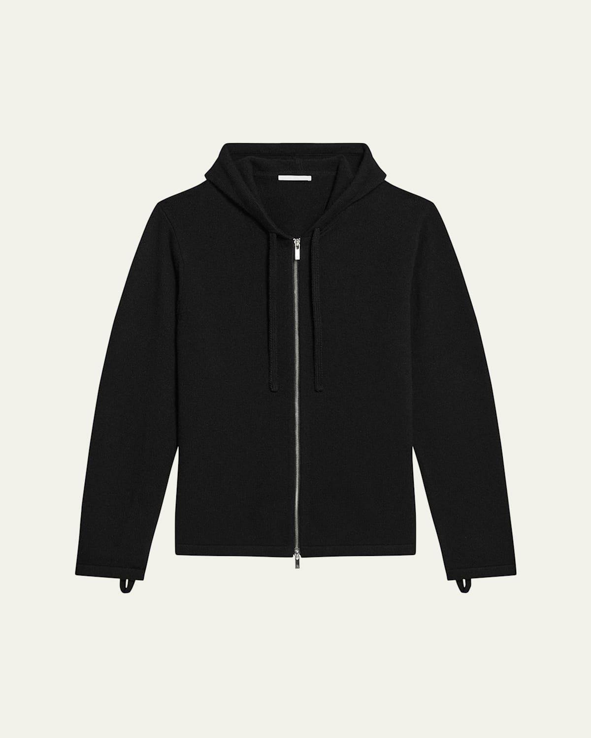 Mens Wool-Cashmere Mohawk Zip Hoodie Product Image