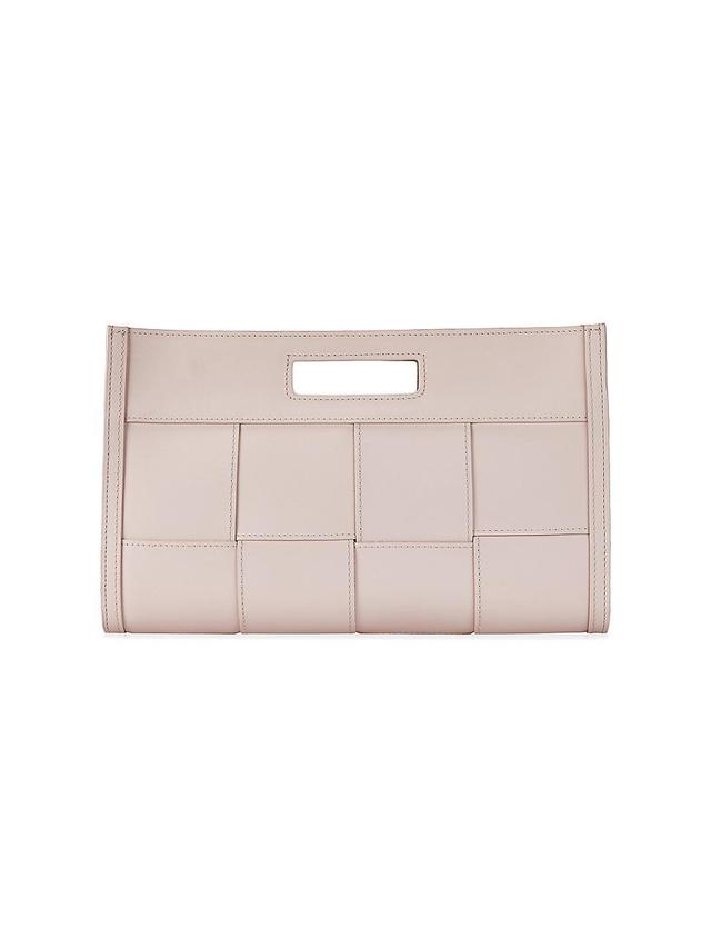 Womens Remy Leather Clutch Product Image