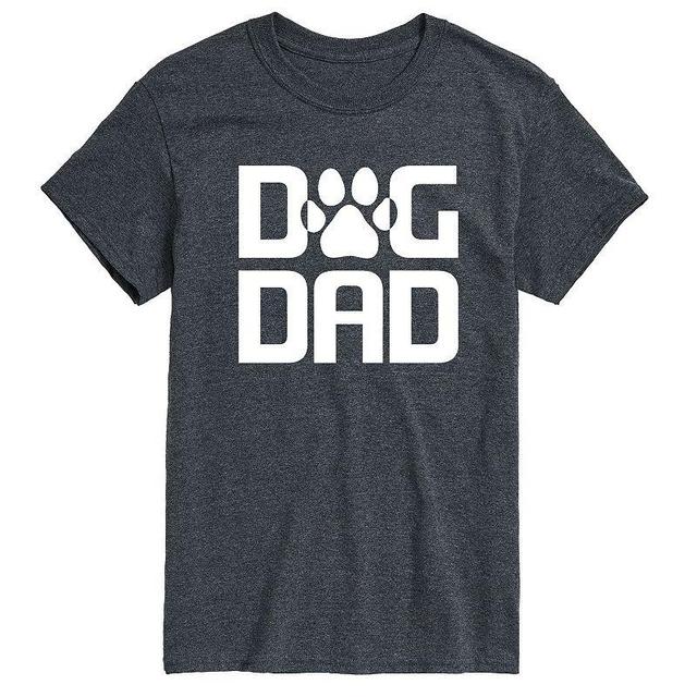 Mens Dog Dad Tee Dark Grey Product Image