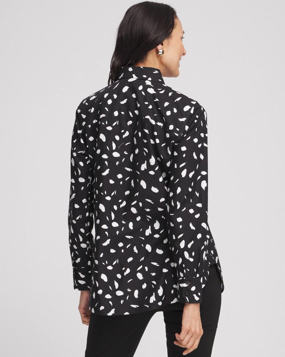 No Iron™ Dot Print Shirt Product Image