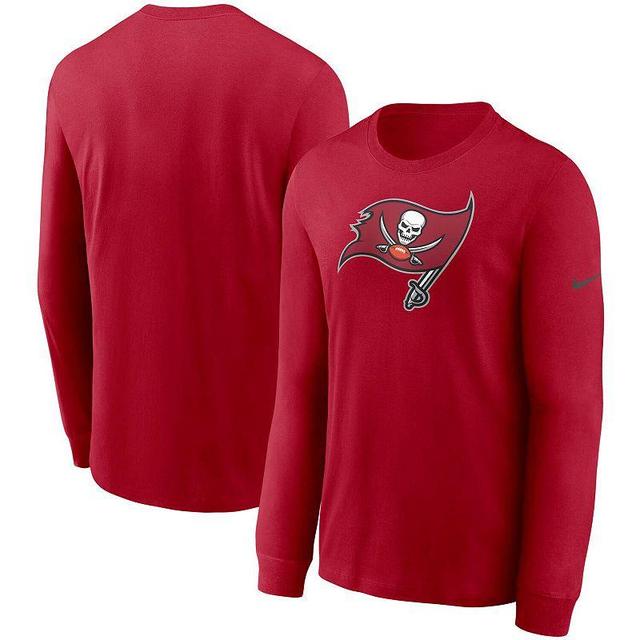 Mens Nike Tampa Bay Buccaneers Primary Logo Long Sleeve T-Shirt Product Image