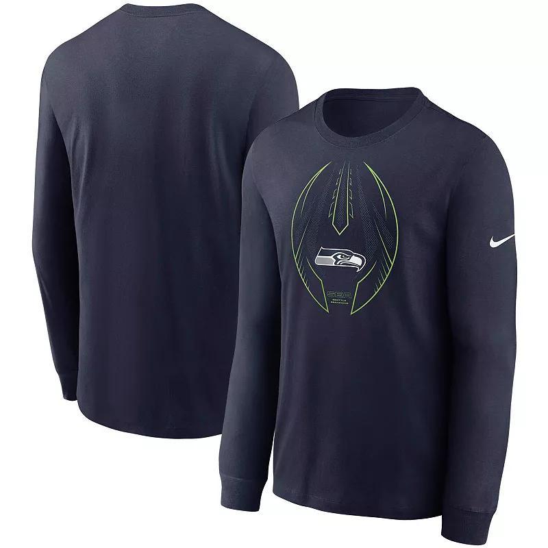 Mens Nike Royal Buffalo Bills Primary Logo Long Sleeve T-Shirt Product Image