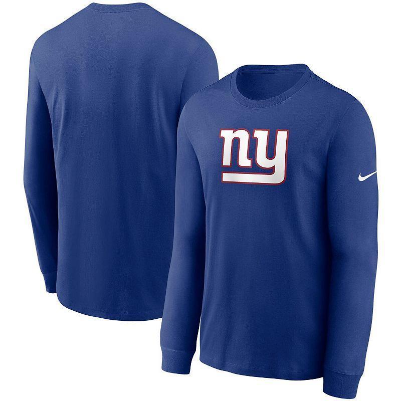 Mens Nike Royal Buffalo Bills Primary Logo Long Sleeve T-Shirt Product Image