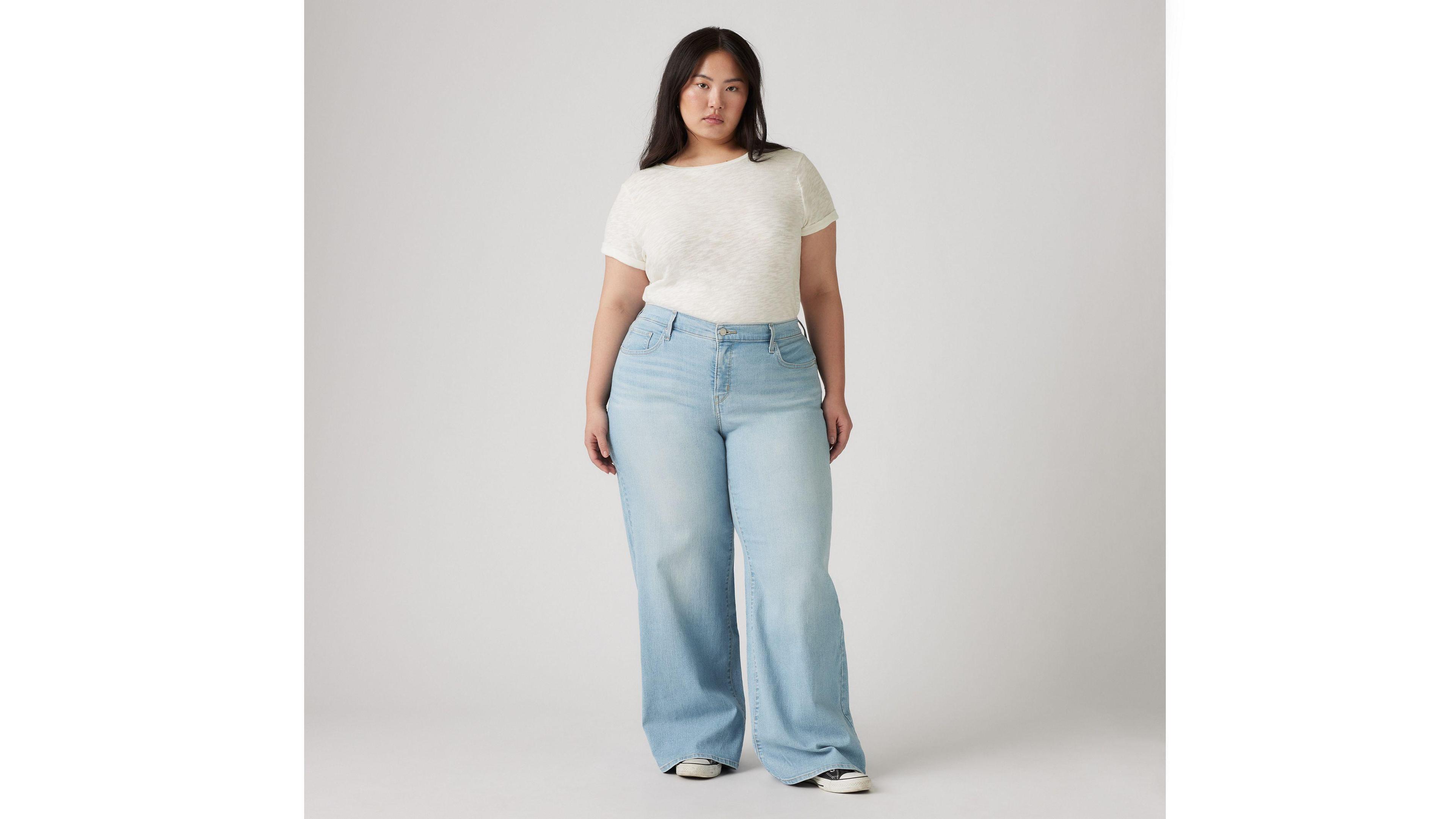 318 Shaping Wide Leg Women's Jeans (Plus Size) Product Image