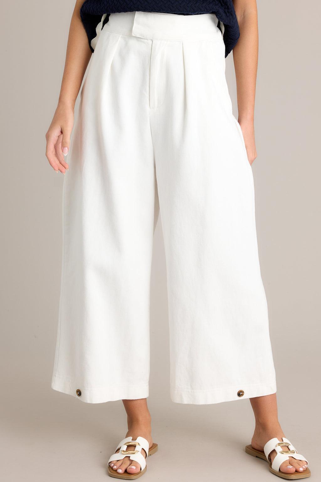 Coastal Comfort Ivory Pants Product Image