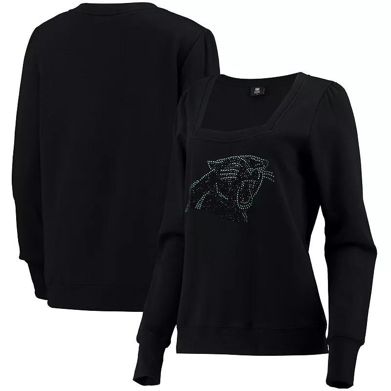 Womens Cuce Carolina Panthers Winners Square Neck Pullover Sweatshirt Product Image