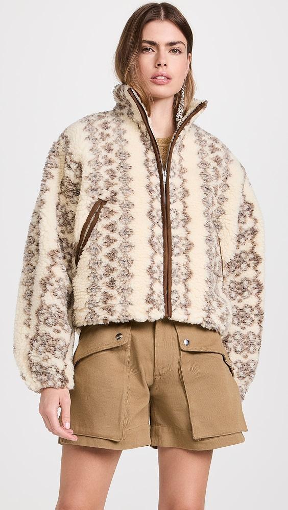 Isabel Marant Étoile Mackensys Sherpa Bomber | Shopbop Product Image