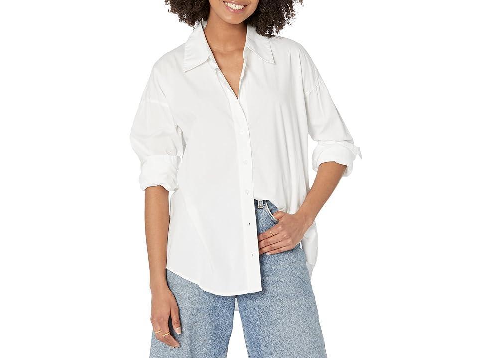 MONROW Poplin Shirt Women's Clothing Product Image