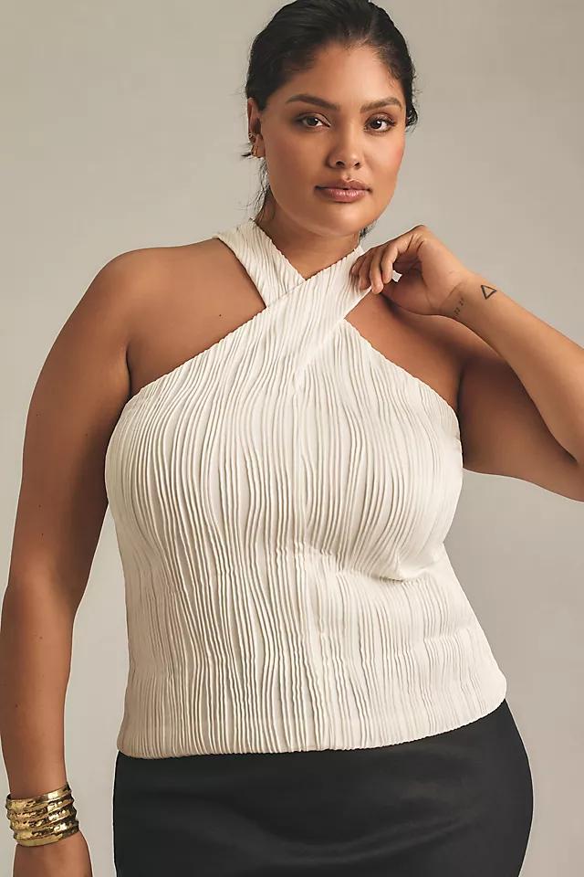 By Anthropologie Cross-Neck Halter Tank Product Image